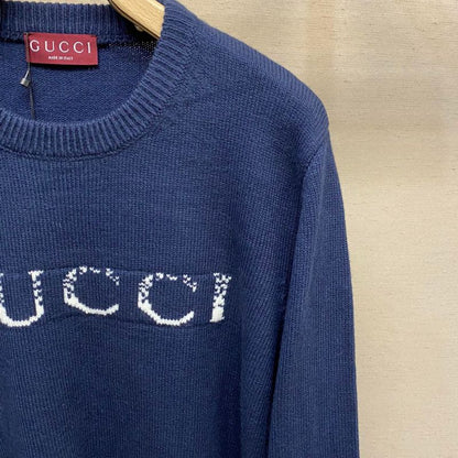 Gucci Disappearing G Intarsia Wool Sweater