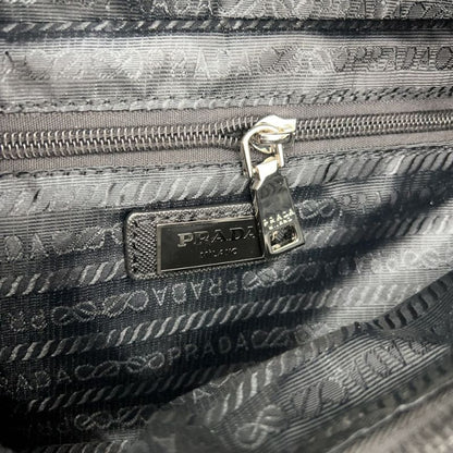 Prada Enamel Logo Recycled Nylon Crossbody Waist Bag
