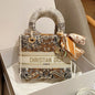 Dior Lady D-Lite Wide Shoulder Strap Diana Bag