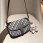 Dior Classic Old Flower Bobby Montaigne Saddle Bag