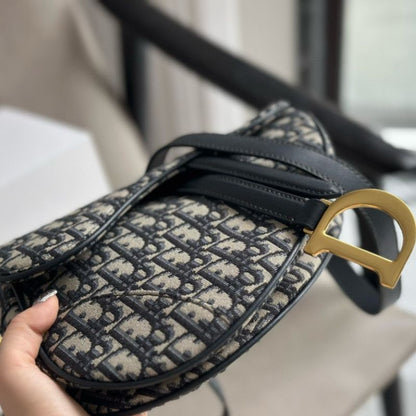 Dior Classic Saddle Wide Shoulder Strap Bag