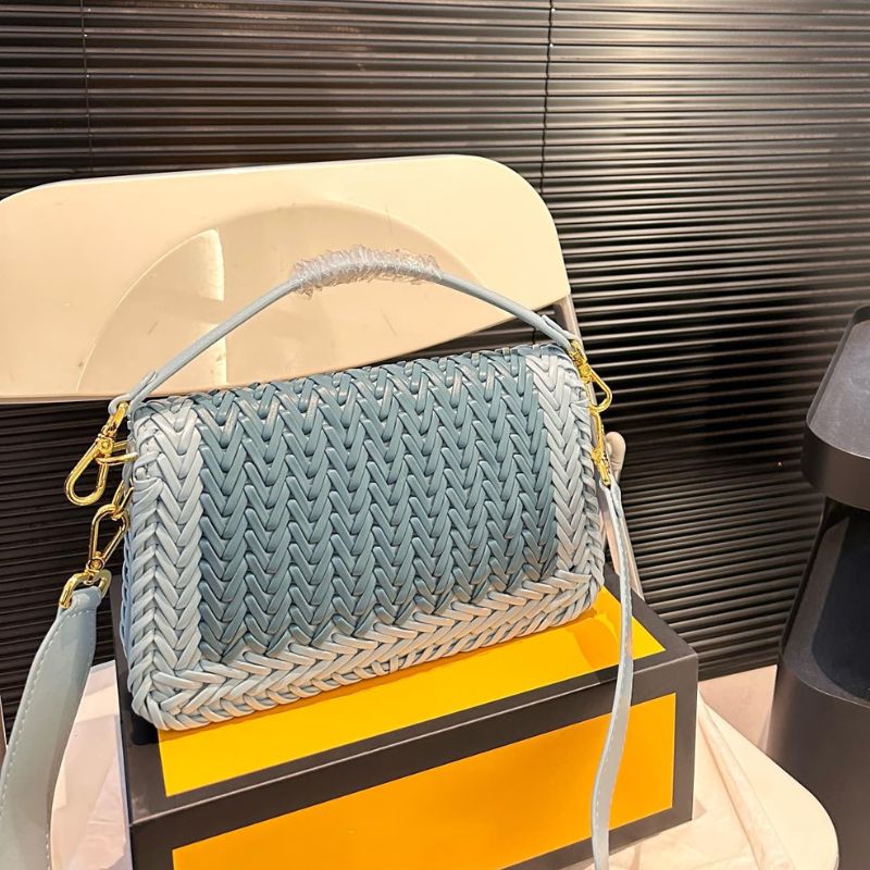 Fendi Retro Woven Baguette Bag