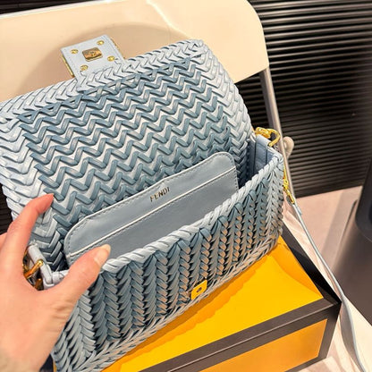 Fendi Retro Woven Baguette Bag