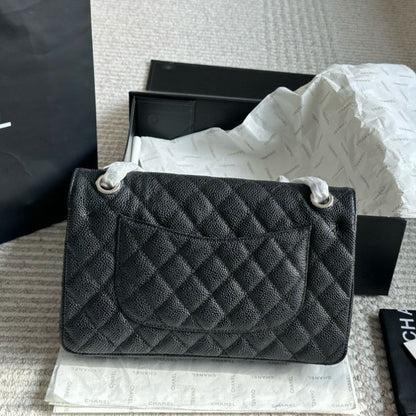 Chanel CF Caviar Leather Handbag
