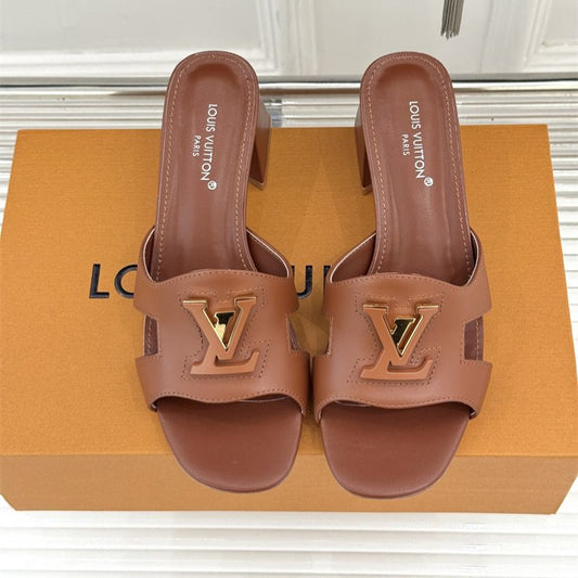 Louis Vuitton Isola Heel Mule Sandals