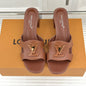 Louis Vuitton Isola Heel Mule Sandals