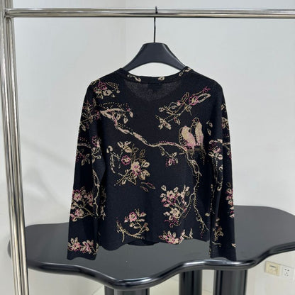 Chanel Floral Pattern Cardigan