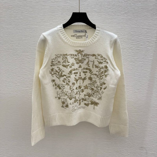 Christian Dior Embroidered Sweater