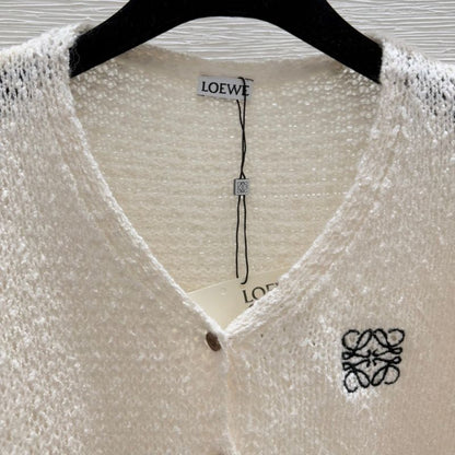 Loewe White Cardigan