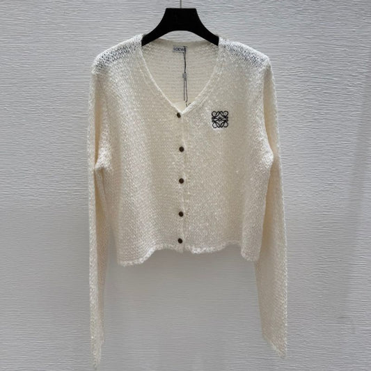 Loewe White Cardigan