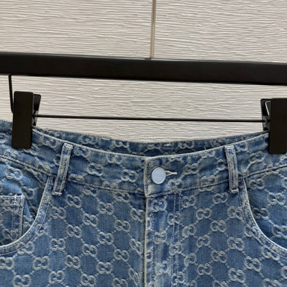 Gucci Monogram Denim Jeans