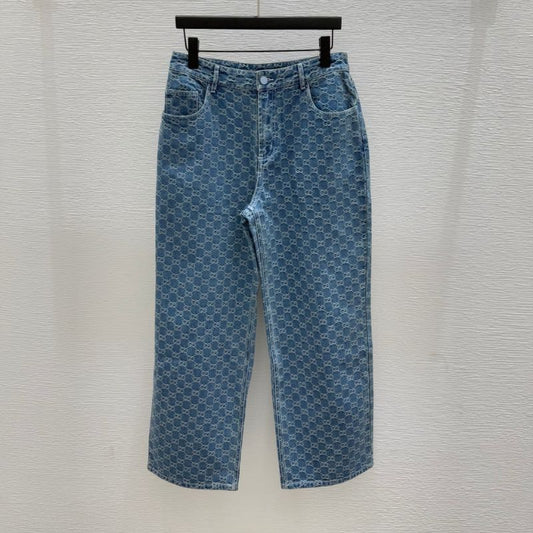 Gucci Monogram Denim Jeans