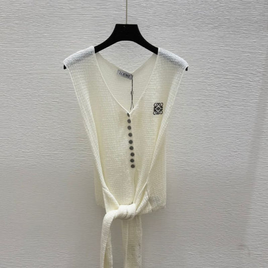 Loewe Knot-Front Vest