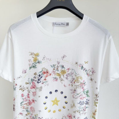 Christian Dior Floral Design T-Shirt