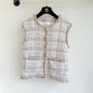 Christian Dior Fringe Tweed Waistcoat