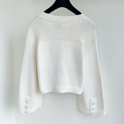 Luxurious White Chanel Cardigan