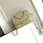 Chanel Quilted Leather Handbag with Gold-Tone Chain
