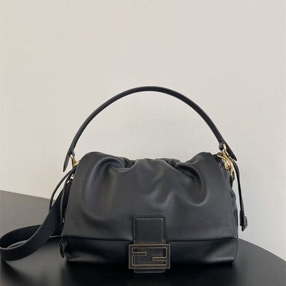 Fendi Mamma Baguette Large Nappa Leather Bag