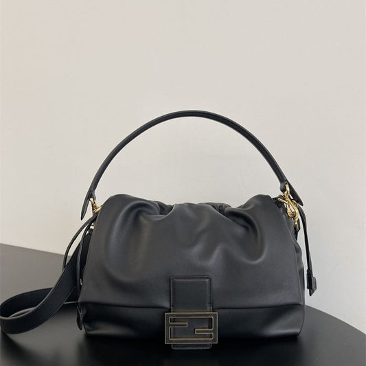 Fendi Mamma Baguette Large Nappa Leather Bag
