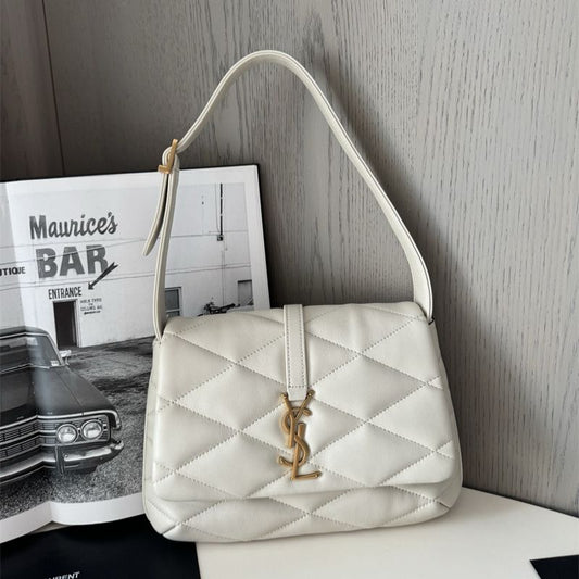 YSL Saint-Tropez Ruffle Shoulder Bag