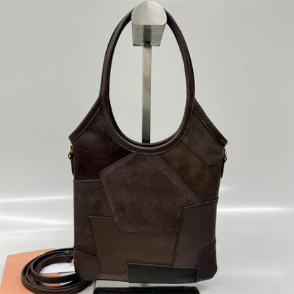 Miu Miu Leather Patchwork Ivy Top-Handle Bag
