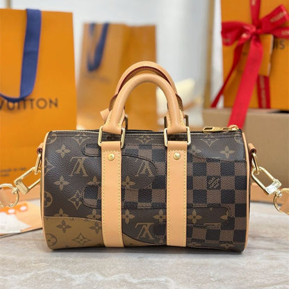 Louis Vuitton Keepall Bandouliere Monogram Canvas Bag