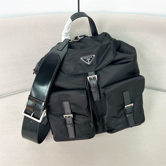 Prada Rey Nylon Small Backpack