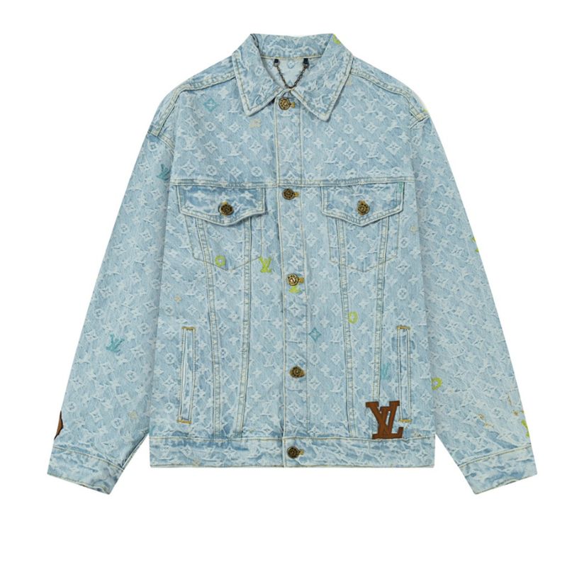Louis Vuitton Vintage Light Blue Denim Jacket