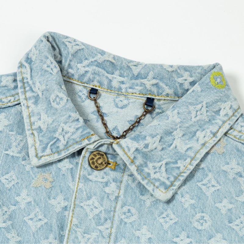 Louis Vuitton Vintage Light Blue Denim Jacket