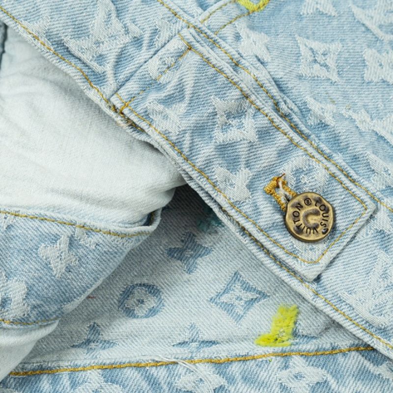 Louis Vuitton Vintage Light Blue Denim Jacket