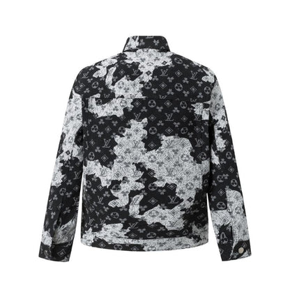 Louis Vuitton Monogram Printed Denim Jacket