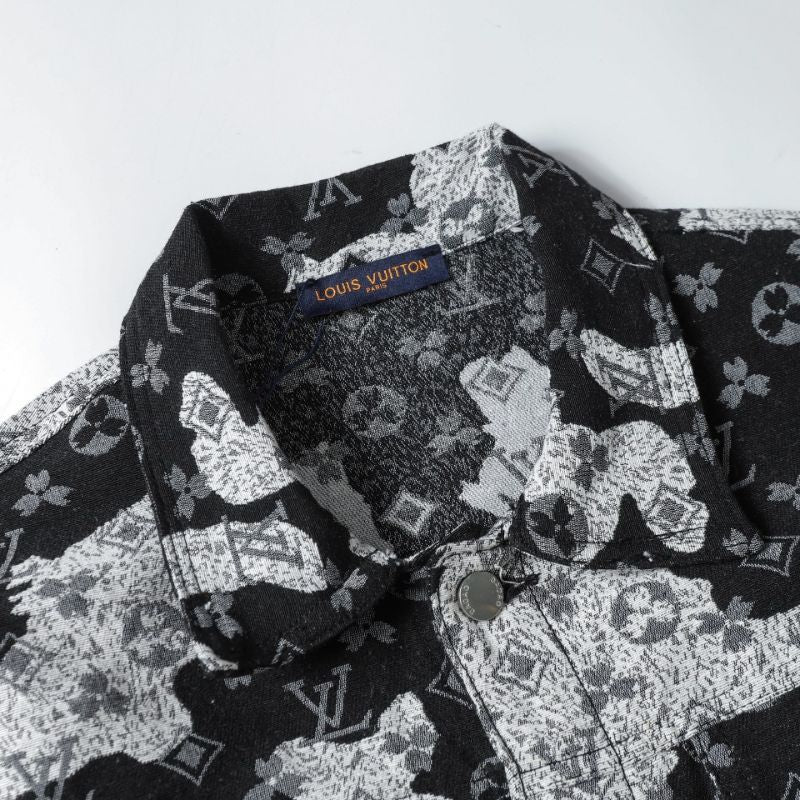Louis Vuitton Monogram Printed Denim Jacket