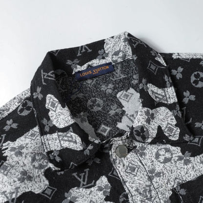 Louis Vuitton Monogram Printed Denim Jacket