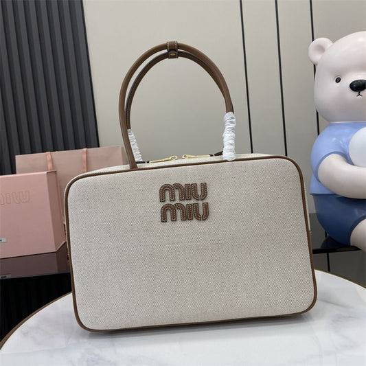 Beau Canvas and Leather Bag