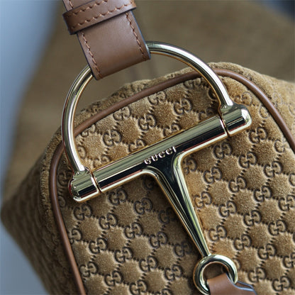 Gucci Half Horsebit Medium Shoulder Bag