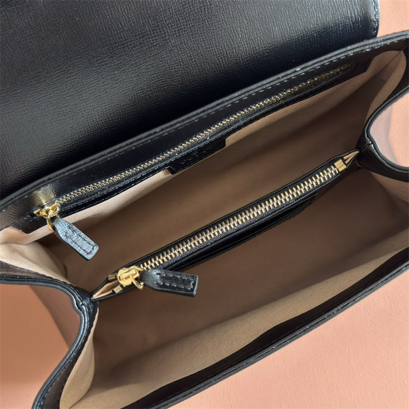Gucci Horsebit 1955 Top Handle Bag in black